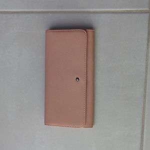 Pink clutch wallet